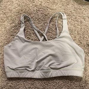 lululemon light teal energy bra